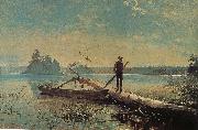 Winslow Homer Morning on the lake France oil painting artist